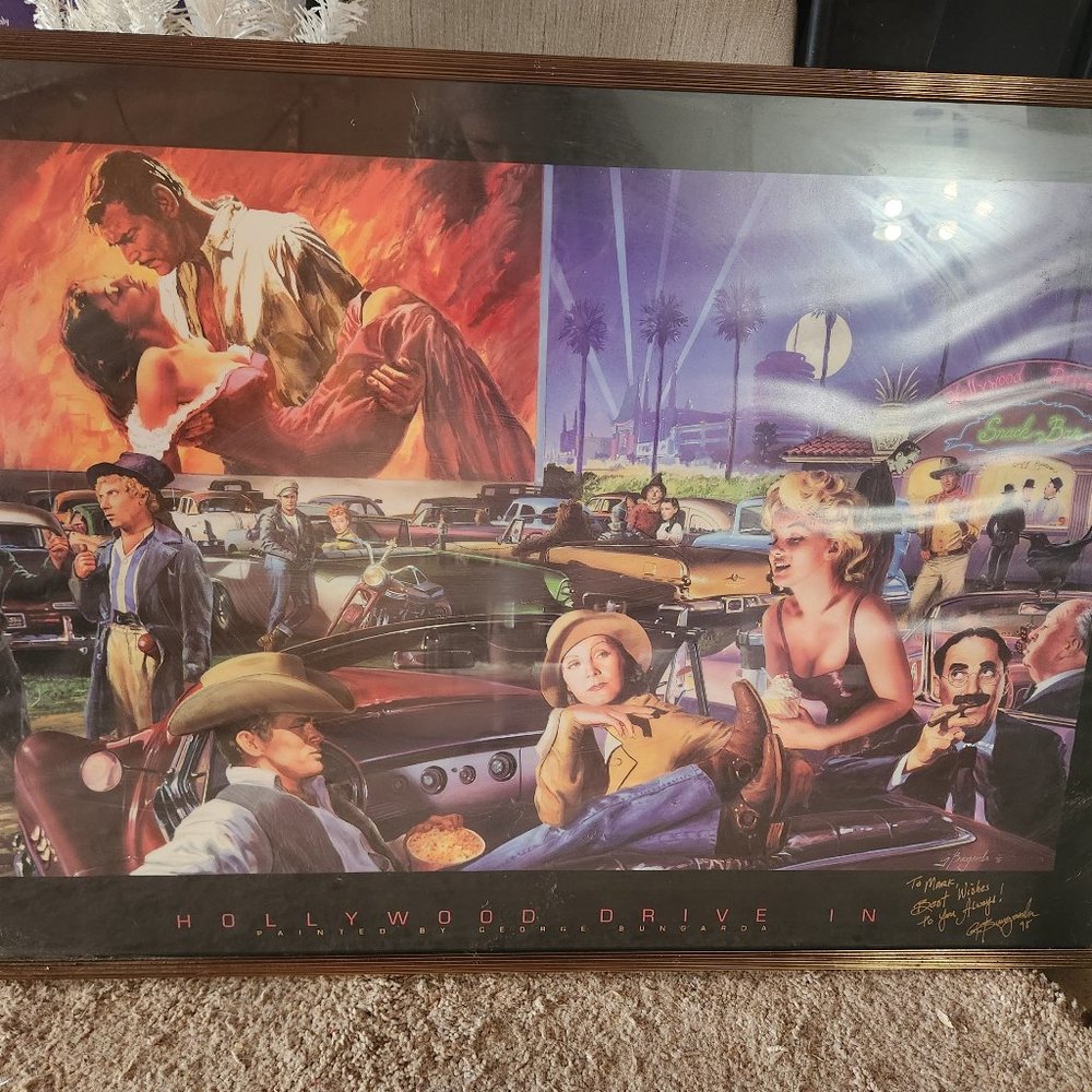 George Bungarda signed framed print
